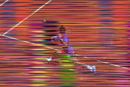 movement graphic review about the French tennis open Roland Garros