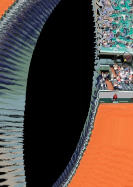 Laura Knoops affiches digital illustration for Roland Garros