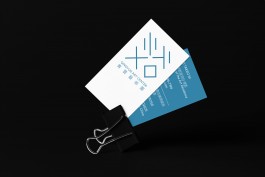 Laura Knoops design business card identity in Beijing China Qingyun Art Center